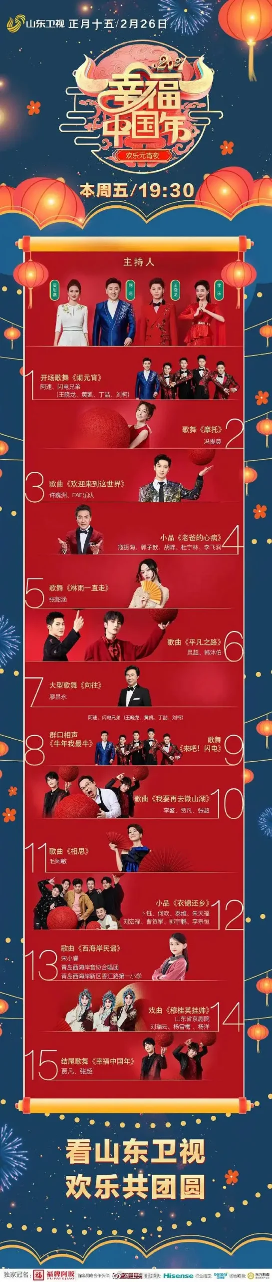 《“幸福中国年”2021山东欢乐元宵夜》全集高清完整版在线观看与剧情解析